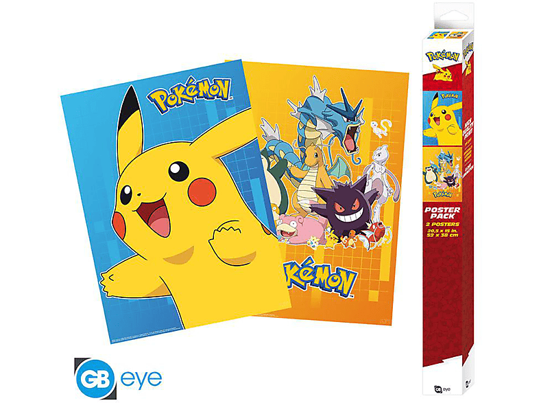 ABYSTYLE GBYDCO049 Pokémon POSTER SET BUNT Poster von ABYSTYLE