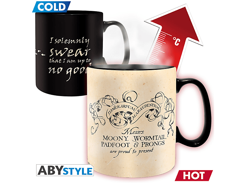 ABYSTYLE HARRY POTTER Thermoeffekt 460 ml Marauder Tasse von ABYSTYLE