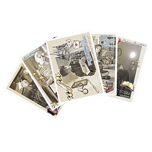 ABYSTYLE - Harry Potter Postkarten-Set: 5 verschiedene Designs, Vintage, mehrfarbig, 14,8 x 10,5 cm, für verschiedene Anlässe ABYSTYLE - Harry Potter Postkarten-Set: 5 verschiedene Designs, Vintage, mehrfarbig, 14,8 x 10,5 cm, für verschiedene Anlässe von ABYSTYLE