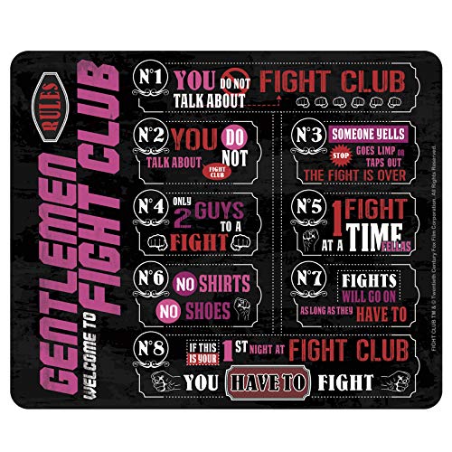 ABYstyle Fight Club - Fight Club Rules - Mouse Pad '23x20cm' von ABYSTYLE