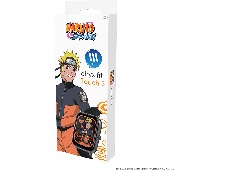 ABYX FIT Touch 3 – Naruto Uzumaki Smartwatch Silikon, 20mm, Space Grau ABYX FIT Touch 3 – Naruto Uzumaki Smartwatch Silikon, 20mm, Space Grau von ABYX FIT
