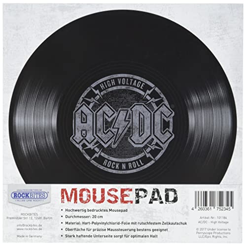 AC/DC 1012517810 Mousepad - High Voltage 20 cm AC/DC 1012517810 Mousepad - High Voltage 20 cm von AC/DC