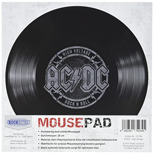 AC/DC 1012517810 Mousepad - High Voltage 20 cm von AC/DC