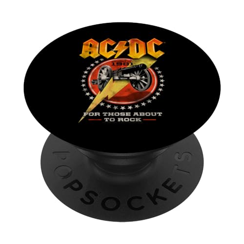 AC/DC Rock Music Band For Those About To Rock 1981 PopSockets mit austauschbarem PopGrip von AC/DC