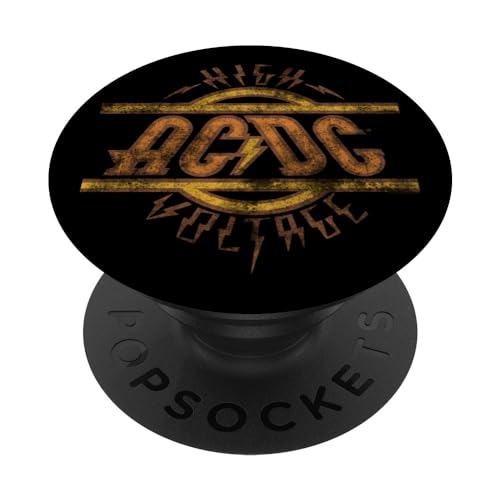 ACDC High Voltage Logo Distressed Rock Music Band PopSockets mit austauschbarem PopGrip ACDC High Voltage Logo Distressed Rock Music Band PopSockets mit austauschbarem PopGrip von AC/DC
