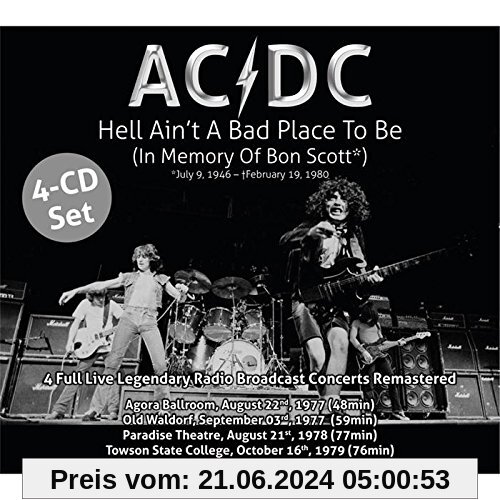Hell Ain't A Bad Place To Be (In Memory Of Bon Scott) von AC/DC