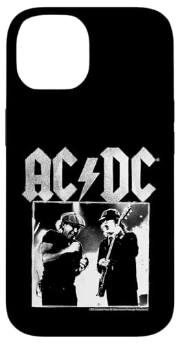 Hülle für iPhone 14 AC/DC Angus und Brian Distressed Photo von AC/DC