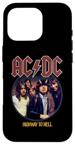 Hülle für iPhone 16 Pro ACDC Highway To Hell Circle Rock Music Band von AC/DC