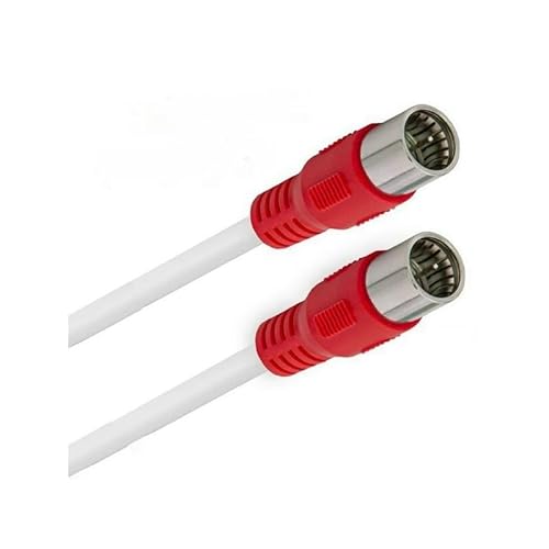 AC-Sat-Corner Vodafone Station Router Netzwerk Anschlusskabel Deluxe Premium Vollkupfer Kabel 8K Schnellstecker Rot 1,5 Meter von AC-Sat-Corner