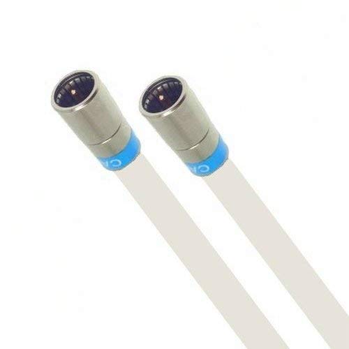 Fritz!Box 6690 Cable Router Netzwerk Anschlusskabel Premium Kabel 8K Cabelcon Schnellstecker Weiß 5 Meter von AC-Sat-Corner