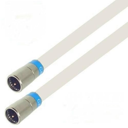 Fritz!Box Cable Router Netzwerk Anschlusskabel Deluxe Premium CCS 8mm Kabel 8K Cabelcon Schnellstecker für FRITZ!Box 6591 Cable 5 Meter von AC-Sat-Corner
