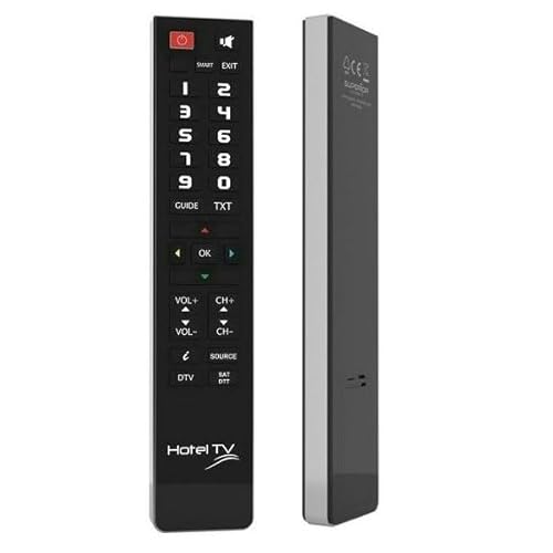 Hotel TV Fernbedienung 2/1 passend für alle Telefunken TV Fernseher Keine Programmierung nötig Hotel TV Fernbedienung 2/1 passend für alle Telefunken TV Fernseher Keine Programmierung nötig von AC-Sat-Corner