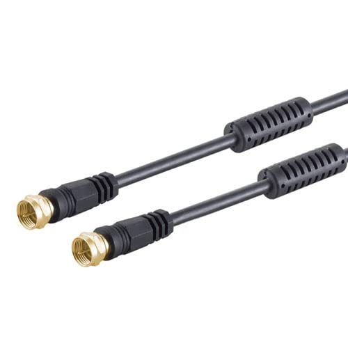 SAT Kabel TV Antennenkabel F-Stecker 2,5m Gold 135 dB Mantelstromfilter Schwarz 4K 8K SAT Kabel TV Antennenkabel F-Stecker 2,5m Gold 135 dB Mantelstromfilter Schwarz 4K 8K von AC-Sat-Corner