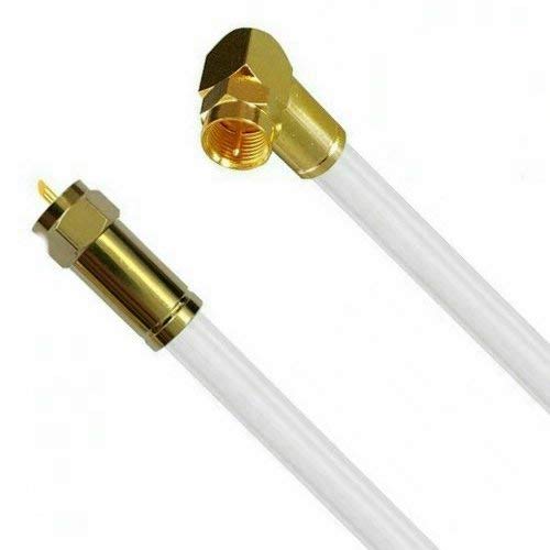 Sat Kabel Fritz!Box Cable Vodafone Kabel Kabelanschluss Anschlusskabel Satkabel Koaxkabel TV Kabel Satanschlusskabel Fernsehkabel Full HD 4K 8K UHD 7mm 135dB (13 Meter, Gold Gerade-Winkel) von AC-Sat-Corner