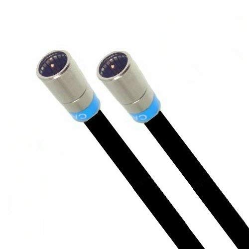 Vodafone Station Cable Router Netzwerk Anschlusskabel Premium Kabel 8K Cabelcon Schnellstecker Schwarz 3 Meter von AC-Sat-Corner