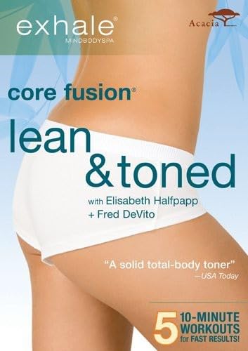 Exhale: Core Fusion - Lean & Toned [DVD] (2010) Elisabeth Halfpapp; Fred DeVito (japan import) von ACACIA