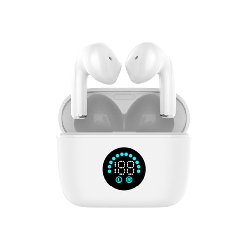 ACAGALA Kabellose Ohrhörer für Musik, kabellose BT 5.3-Ohrhörer mit LED-Batterieanzeige ACAGALA Kabellose Ohrhörer für Musik, kabellose BT 5.3-Ohrhörer mit LED-Batterieanzeige von ACAGALA