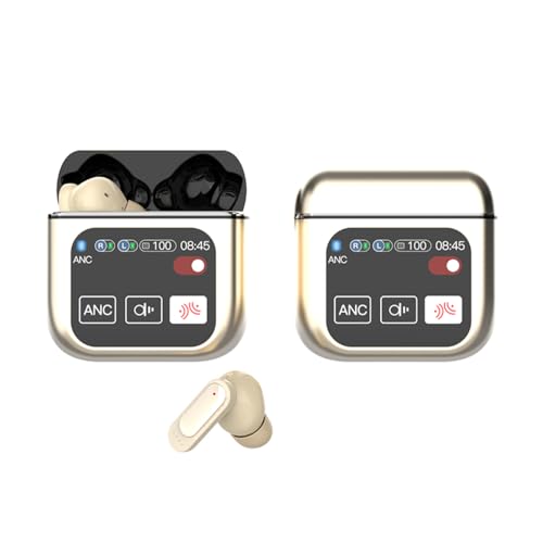 ACAGALA Kabellose Ohrhörer mit Touchscreen, Stereo-Sound, BT5.4-Ohrhörer, In-Ear-Design, Stereo ANC&ENC, intelligente Geräuschunterdrückung, klarer großer Bildschirm, geringe Latenz, Lange Lebensdaue ACAGALA Kabellose Ohrhörer mit Touchscreen, Stereo-Sound, BT5.4-Ohrhörer, In-Ear-Design, Stereo ANC&ENC, intelligente Geräuschunterdrückung, klarer großer Bildschirm, geringe Latenz, Lange Lebensdaue von ACAGALA