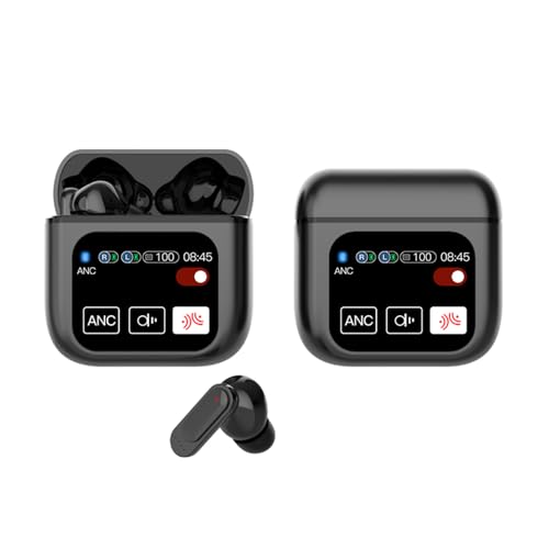 ACAGALA Kabellose Ohrhörer mit Touchscreen, Stereo-Sound, BT5.4-Ohrhörer, In-Ear-Design, Stereo ANC&ENC, intelligente Geräuschunterdrückung, klarer großer Bildschirm, geringe Latenz, Lange Lebensdaue ACAGALA Kabellose Ohrhörer mit Touchscreen, Stereo-Sound, BT5.4-Ohrhörer, In-Ear-Design, Stereo ANC&ENC, intelligente Geräuschunterdrückung, klarer großer Bildschirm, geringe Latenz, Lange Lebensdaue von ACAGALA