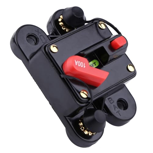 Acagala 1pc DC12V -Leistungsschalter für Auto -Marine Bootsfahrrad Stereo Audio Reset Sicherung 80-300A (100a) von ACAGALA
