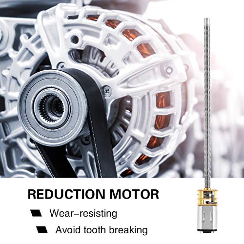 Acagala DC 6/12V N20 Getriebe Reduktionsmotor mit Langer Ausgangswelle M4 X 100 Mm (6 V 500 U/min) von ACAGALA
