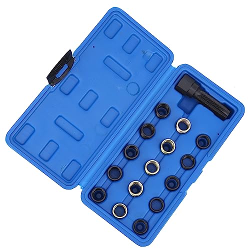 Acagala M14x1.25 Zündkerzengewinde Reparaturwerkzeugscheibe Tap Tragbarer Kohlenstoffstahl Rethead Kit von ACAGALA