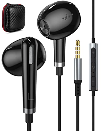 ACAGET In-Ear-Kopfhörer mit Kabel für Redmi Note 12 Pro+ 11 11S 10S 3,5mm Kopfhörer mit Kabel, Sport In Ear Kopfhörer mit Mikrofon Lautstärkeregler für Samsung Galaxy A15 A12 A14 A23 A52S A72 A52 S10+ von ACAGET