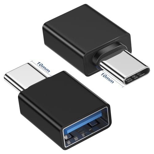 ACAGET USB C auf USB 3.0 Adapter [2 Stück], USB Type C Adapter (Stecker 10mm) für Blackview BV7100 BL8800 BL8800 Pro BV7200 BV9200 BV8800 BV5200 BV5200 Pro BL6000 Pro BL5000 Rugged Smartphones von ACAGET