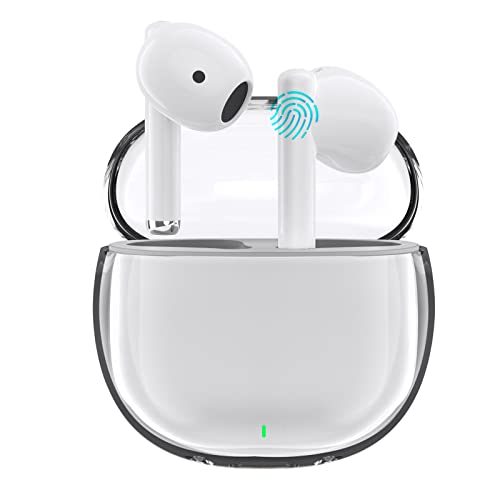 Bluetooth 5.3 Kopfhörer für Samsung A55 A35 S24 A34 A53 S23 S21 FE,In-Ear Kopfhörer HiFi Stereo mit Mikrofon Wireless mit USB C Kopfhörer für iPhone 15 14 13 Pro Max 12 11 XR OnePlus 12 11 Pixel 8 7a von ACAGET