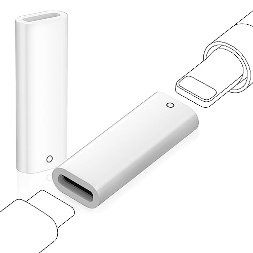 Bluetooth Adapter USB C auf Apple Pencil (2Stück),Ladeadapter Kompatibel mit Apple Pencil 1 Gen Ladeadapter für Apple Pencil und iPad 10th,Lade Pencil Adapter Ladegerät Kompatibel mit iPad 10th 2022 von ACAGET