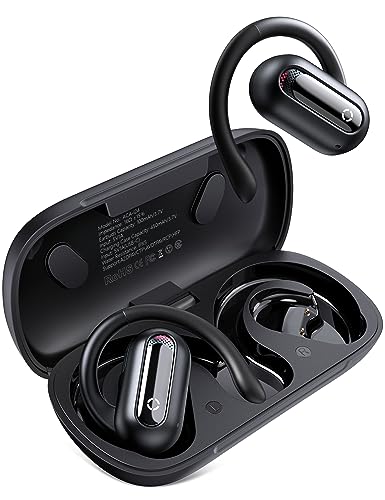 Bluetooth Kopfhörer 5.3 HiFi Stereo Open-Ear Bluetooth Kompatibel mit iPhone 15 14 mit Dual 15mm Dynamic Drivers,Sport Bluetooth Ohrhörer mit Ohrbügel für Galaxy A35 SA55 S24 A34 S23,IPX5 Wasserdicht von ACAGET