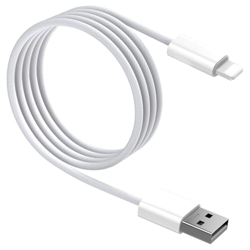 Carplay Kabel Datenkabel 1M,2.4A USB A auf für Lightning Kabel, i-Phone Ladekabel Auto & Datensynchronisation,für Lightning Kabel Schnellladekabel für iPhone 14 13 12 11 Pro Max Mini XS XR X SE 8 7 6 von ACAGET