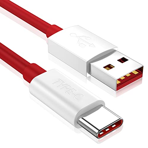 USB C Kabel 1,8M SUPERVOOC Ladekabel 65W 6A USB Typ C Schnellladekabel Datenkabel für OnePlus 12 11 10 8 7T Pro Nord 2 3 Lite,OPPO Find X5 X3/2 Neo/Pro/Reno10/8/7/6 Pro,Realme GT NEO 3T 3 2 Pro 9 9i 8 von ACAGET