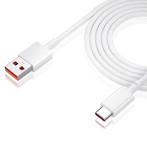 USB C Kabel 2M 120W Typ C Ladekabel für Xiaomi 11T Pro USB Typ C Schnellladekabel 65W 6A Fast Charge Datenkabel für Mi 11 Ultra USB C Lade Kabel für 14 13 Ultra 12T Pro für Redmi Note 13 12 11S 10 Pro von ACAGET