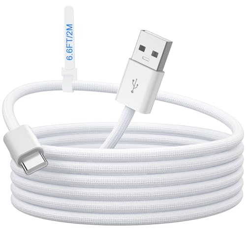 USB C Kabel 2M Carplay Kabel für iPhone 16 15 Pro Max,18W USB auf USB C Kabel & Datenkabel für Android Auto,Ladekabel Typ C Android Auto Kabel für Samsung Galaxy A55 A15 A35 A25 S24 Z Flip6 Pixel 9 8a von ACAGET