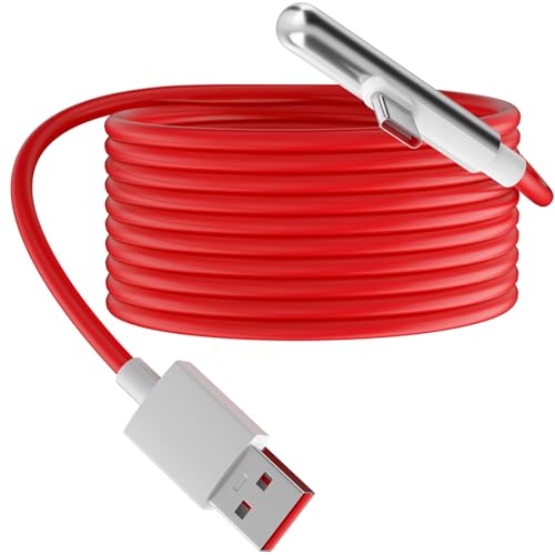 USB C Kabel 2M für OnePlus 13 12 12R 11 10 9 Pro Nord 2 2T Nord CE 2 3 Lite,8A USB C Kabel 90 Grad 80W SUPER VOOC Warp Charge Ladekabel für OPPO Find X5 X3/2 Neo/Reno11F/10/8 Pro,Realme GT NEO 3 2 Pro von ACAGET