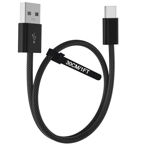 USB C Kabel Carplay Kabel für iPhone 16 15 Pro Max,30cm 18W 3A USB auf USB C Kabel & Datenkabel für Android Auto,Ladekabel Typ C Android Auto Kabel für Samsung Galaxy A55 A15 A25 S24 Pixel 9 8,Schwarz von ACAGET