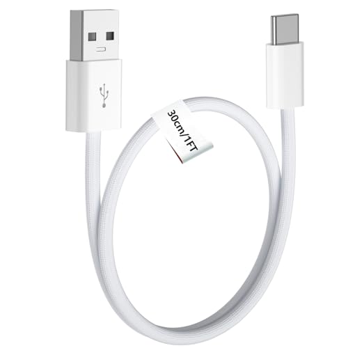 USB C Kabel Carplay Kabel für iPhone 16 15 Pro Max,30cm 18W 3A USB auf USB C Kabel & Datenkabel für Android Auto,Ladekabel Typ C Android Auto Kabel für Samsung Galaxy A55 A15 A25 S24 Z Flip6 Pixel 9 8 von ACAGET