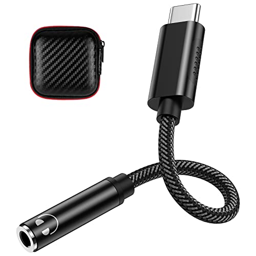 USB C Kopfhörer Adapter USB C auf 3,5mm Klinke Adapter USB Typ C Audio Adapter Aux für iPhone 15 Pro Max Samsung Galaxy A35 A55 S24 A34 S23 FE S22 S21 Ultra Oneplus 12 Nord 2 Pixel 8 für Xiaomi 14 13 von ACAGET