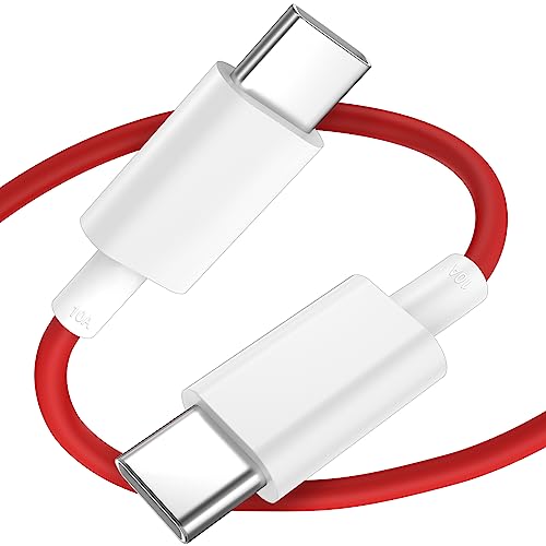 USB C auf USB C Kabel 1M,USB C Kabel 125W 10A SUPERVOOC Charge 65W Warp Charge Kabel für OnePlus 10T/OnePlus 9 Pro/OnePlus 9/8T,Samsung S24/S23/S22/S21 Ultra/S20 FE/Note 20,Google Pixel 7/6 Pro/7a/6a von ACAGET