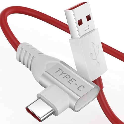 USB Type-C Kabel 1,8 m, USB C Ladekabel 65 W 6,5 A 90 Grad Super VOOC Ladekabel für OnePlus 13 12 12R 11 10 8 Pro Nord 2 2T Nord CE 4 3 Lite,OPPO Find X5 X3/2 Neo/Pro/Reno10/8 Pro,realme GT NEO 2 Pro USB Type-C Kabel 1,8 m, USB C Ladekabel 65 W 6,5 A 90 Grad Super VOOC Ladekabel für OnePlus 13 12 12R 11 10 8 Pro Nord 2 2T Nord CE 4 3 Lite,OPPO Find X5 X3/2 Neo/Pro/Reno10/8 Pro,realme GT NEO 2 Pro von ACAGET