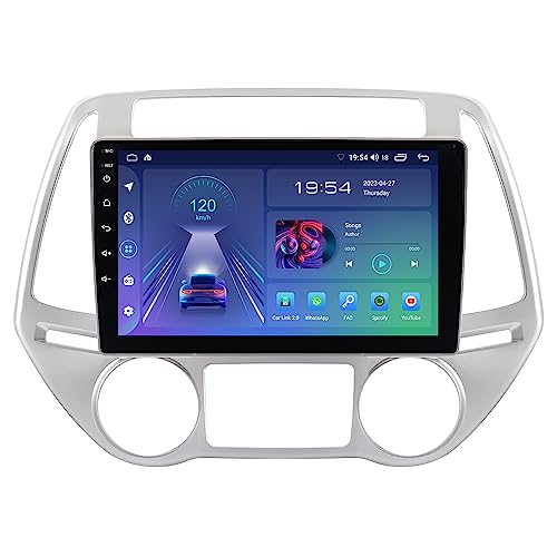 ACAVICA 2+32 GB 9 Zoll Android 12 Autoradio für Hyundai i20 PB 2012-2014 Touchscreen GPS-Navigator Sat NAV Radio Stereo mit kabellosem Carplay Bluetooth WiFi DSP USB Lenkradsteuerung von ACAVICA