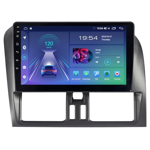 ACAVICA 2+32GB 9 Zoll Android 12 Autoradio für Volvo XC60 2008-2013 Touchscreen Navigator GPS Car Radio Stereo mit Wireless Carplay Bluetooth WiFi DSP USB von ACAVICA
