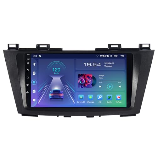 ACAVICA 2+32GB 9 Zoll Android 12 Radio für Mazda 5 iii CW 2010-2015 GPS Navigator Sat NAV mit Wireless Carplay Bluetooth WiFi DSP USB FM Lenkradsteuerung (Radio für Mazda 5 iii CW) von ACAVICA