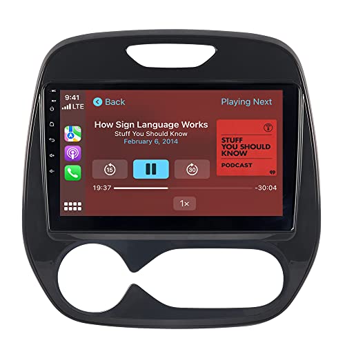 ACAVICA 2+32GB 9 Zoll Android 12 Radio für Renault Captur MK1 2013-2019 GPS Navigator Sat NAV mit Wireless Carplay Bluetooth WiFi DSP USB FM Lenkradsteuerung (Radio für Renault Captur MK1) von ACAVICA