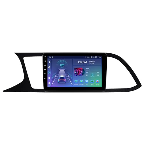 ACAVICA 2+32GB 9 Zoll Android 12 Radio für Seat Leon MK3 2013-2019 GPS Navigator Sat NAV mit Wireless Carplay Bluetooth WiFi DSP USB FM Lenkradsteuerung (Radio für Seat Leon MK3) von ACAVICA