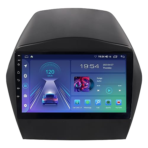 ACAVICA 2+32GB Android 12 Radio für Hyunda i Tucson ix35 LM 2010-2015 9 Zoll Autoradio Sat NAV mit GPS Navigation Wireless Carplay Android Auto WiFi Bluetooth von ACAVICA