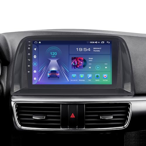 ACAVICA 2+32GB Android 12 Radio für Mazda CX-5 MK1 KE 2012-2016 9 Zoll Autoradio Sat NAV mit GPS Navigation Wireless Carplay Android Auto WiFi Bluetooth (Radio für Mazda CX-5 MK1 KE) von ACAVICA