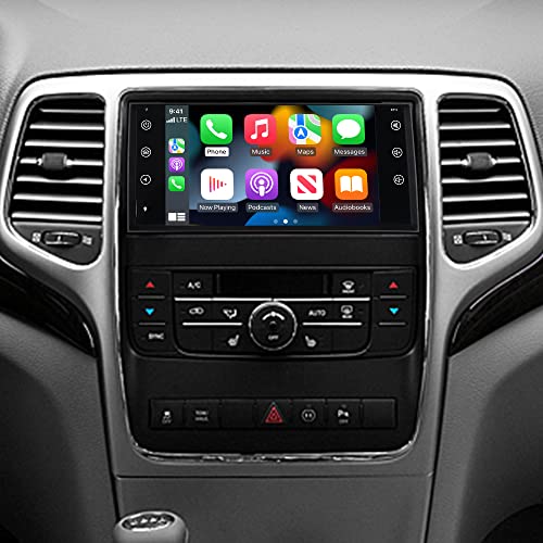 ACAVICA 7 Zoll Android 11 Autoradio Bluetooth Autoradio für Jeep Wrangler Dodge Chrysler 3 + 32 GB Touchscreen GPS Navigationskopfeinheit mit Wireless Carplay WiFi SWC von ACAVICA