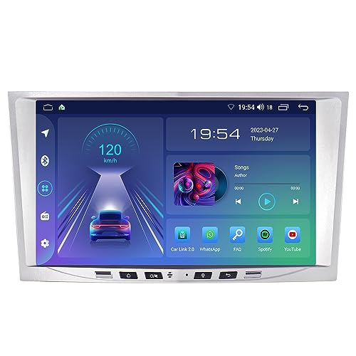 ACAVICA 8 Zoll Autoradio 2 Din für Opel Meriva Corsa Zafira Vivaro Antara Android 13 [2G + 32GB] Car Radio Stereo mit Navigator Bluetooth WiFi DSP USB RDS Wireless Carplay Android Auto (Silber) von ACAVICA